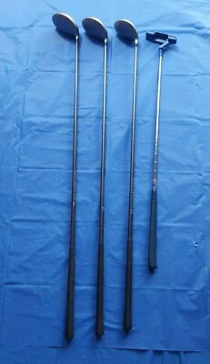 Madera diestro para damas Molitor Spalding madera de gran tamaño 1,3,5 Synchro Flex grafito y putter Foto 1 de 4