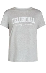 Women’s Delusional Graphic Tee with Short Sleeves, Sizes XXS! Fast Shipping! - Picture 1 of 3