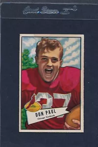 1952 Bowman Small #103 Don Paul Cardinals VG/EX 52BS103-40615-1 - Foto 1 di 1