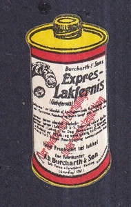 Denmark  Poster Stamp  BURCHARTH EKSPRES FLOOR VANISH - Picture 1 of 1