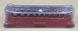 SNAP ON 110TMSY 10 PIECE 1/4" DRIVE 6 POINT SAE SEMI DEEP SOCKET SET (MVP033723) - Picture 1 of 3