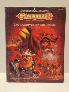 Dungeons & Dragons Gazetteer GAZ6 The Dwarves of Rockhome W/ Map 1988 TSR Inc. - Picture 1 of 12