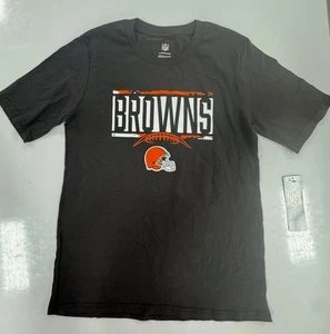 NFL ' CLEVELAND BROWNS THE BLITZ SHORT SLEEVE SHIRT ' YOUTH ' BROWN ' LARGE - Picture 1 of 2