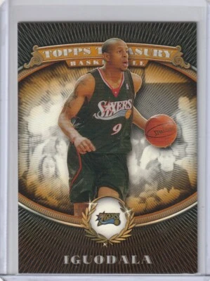 ANDRE IGUODALA 76ers 2008/09 Topps Treasury #51 Bronze Refractor Parallel /999 - Image 1 of 2