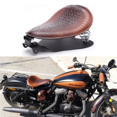 Motorcycle Alligator Solo Seat Spring Base Kit For Harley Heritage Softail Dyna - Image 1 of 4