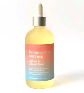 Precision Beauty Caffeine & Coconut Body Oil 236ml Invigorating Korean Beauty - Picture 1 of 6