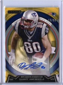 Danny Amendola 2013 Topps Strata Gold Auto 19/99 #159 Auto New England Patriots - Picture 1 of 2