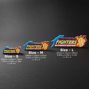 The King of Fighters (1998) - Letrero de exhibición con logotipo impreso en 3D para videojuegos - Imagen 1 de 3