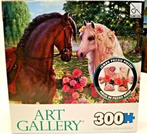300 Piece Art Gallery Puzzle - Over The Fence - Jumbo Pieces 
