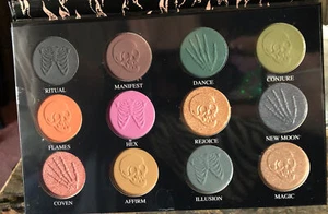 Dancing Skeletons Jeweled Eyeshadow 12 Shades Large Palette Halloween - Picture 1 of 4