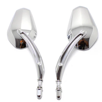 Espejos retrovisores laterales cromados lágrima para motocicleta Harley Sportster 883 1200 1990-2016  Foto 1 de 4