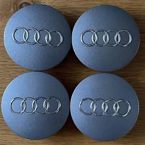 4 x Genuine Audi Centre Alloy Caps 8T0 601 170 62mm Audi A4 B8 A5 8T - Picture 1 of 4
