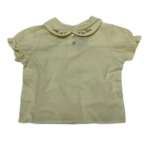 Prenda para el torso tejido Jacadi Natural Lacera beige manga corta talla 6 meses nuevo con etiquetas - Imagen 1 de 2