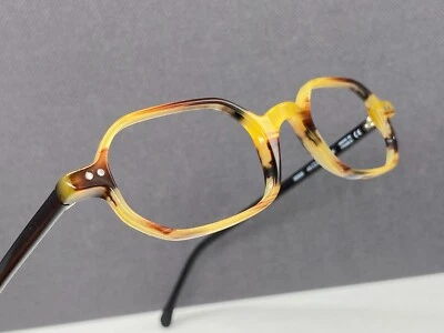 Monturas de gafas mujer marrón negro rectangular borde completo 9866 precio original 399 € Foto 1 de 4