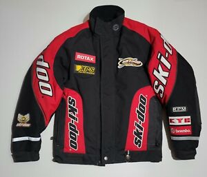 SKI-DOO Snowmobile Team Winter Jacket Patches Spell Out Bombardier 