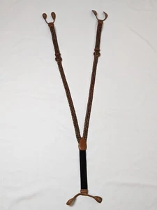 Suspendedores de cuero multicolor trenzados marrón talla única para hombre ¿cortador y buck? - Imagen 1 de 5