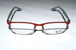 Gafas Ray-Ban Junior pequeñas rojas gris plateadas RB1052 4059 47-15-130 - Imagen 1 de 4