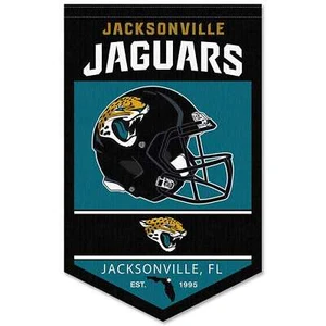 Jacksonville Jaguars History Heritage Logo Banner Flag - Picture 1 of 5