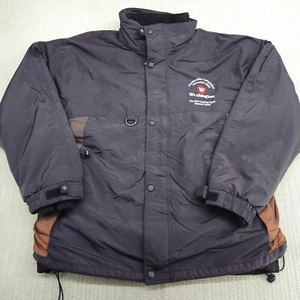 Vintage North End Jacket Coat Mens Extra Large Blue Removable Fleece Lined Y2K - Picture 1 of 11