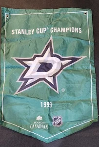 NHL Dallas Stars Molson Canadian NHL Banner- Stanley Cup Bilingual - Foto 1 di 2