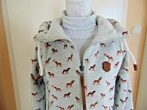 NAKETANO- Sweatshirt-Jacke Gr. L mit Kapuze - Bild 1 von 6