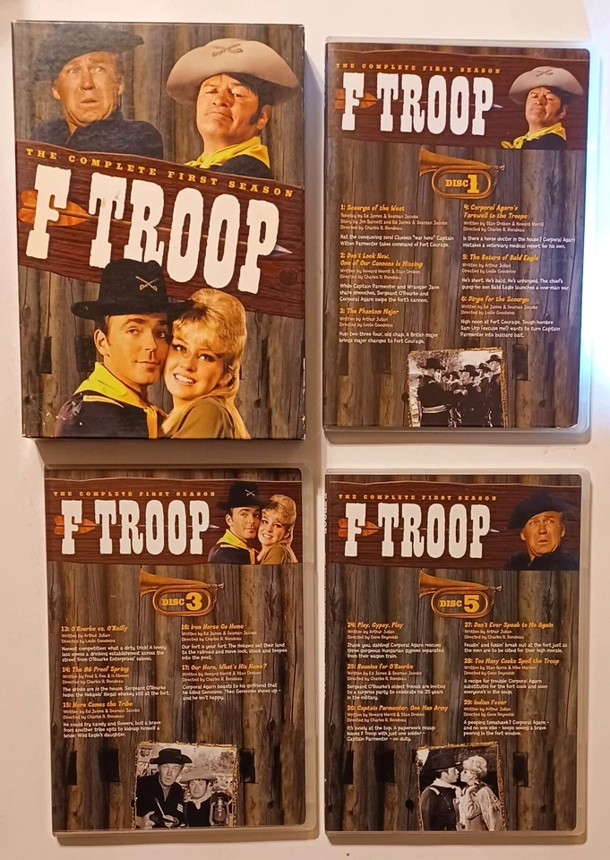 F TROOP - COMPLETE FIRST SEASON - LARRY STORCH, FORREST TUCKER - (6) DVD SET - Image 1 of 1