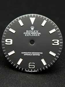 #863 ORIGINAL ROLEX EXPLORER 1 Ref. 14270 3-6-9 SCHWARZ BLACK ZIFFERBLATT DIAL - Bild 1 von 4