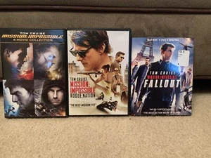 Lot Of Mission Impossible Movies NO DIGITAL INCLUDED - Picture 1 of 7