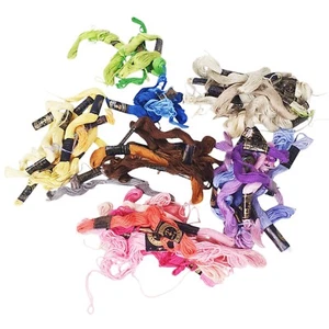 Bulk Lot Of 50 Clark's Stranded Cotton Thread Cross stitch Embroidery - Picture 1 of 4