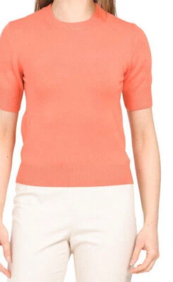 NWT French Connection Margo Sweater CrewNeck ShortSleeve Emberglow Top sz M,L,XL - Image 1 of 4