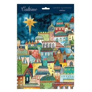 Colourful Bethlehem 245 x 325 mm Caltime Advent Calendar - Picture 1 of 1
