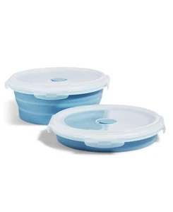 OAKE 2-Pk. Collapsible Food Storage Containers. NEW - Picture 1 of 1