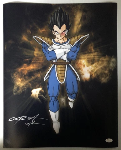 Chris Sabat Signed Autographed 16x20 Photo Dragon Ball Z Vegeta JSA COA 2 Cover