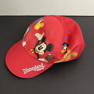 Disneyland Resort Sombrero Infantil Mickey Donald Pluto Rojo Parques Gorra Infantil 49-55 Foto 1 de 4