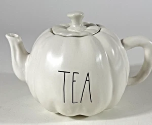 Tetera de calabaza "té" RAE DUNN Fall LL de magenta Halloween Acción de Gracias. Cerámica - Imagen 1 de 10