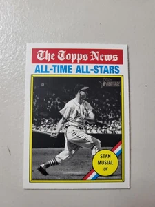 2025 Topps Heritage #350 Stan Musial All-Time All-Stars Cardinals casi nuevo - Imagen 1 de 2