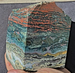 Ocean Jasper Large Stunning Panorama Picture 4 Opened Face w/ 2.214 KG 4.88 Lbs  - Picture 1 of 13