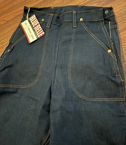 1940s Vintage Jeans Authentic Blue Bell Pre-Wrangler Sanforized Women’s Side Zip - Picture 1 of 10
