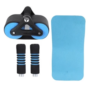 Springback Wheels Roller Abdominal Exerciser Push‑up Training Equipment s6y3 - Picture 1 of 9