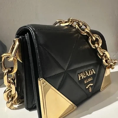 auténtico bolso bandolera prada cuero mujer usado Foto 1 de 4