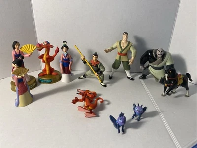 Estatuillas de PVC Disney Mulan 11 piezas Foto 1 de 4