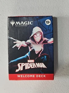 SDCC 2025 Magic The Gathering Spider-Man Welcome Deck Spider-Gwen Cover In Hand - Picture 1 of 5
