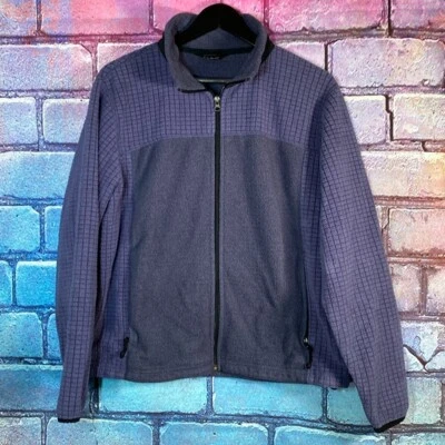 L.L. Bean Vintage Zip Fleece Sweatshirt Large Blue Women's Pullover Jacket - Image 1 of 4