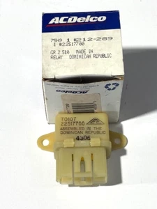Nuevo relé de bujía incandescente diésel AC-Delco 212-289 / 22517700 - Imagen 1 de 3