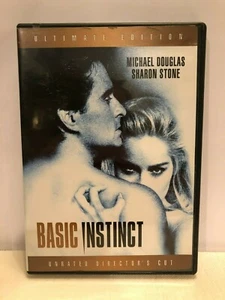 Basic Instinct (1992) Unrated Director's Cut DVD - Michael Douglas, Sharon Stone - Picture 1 of 3