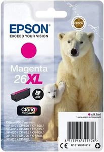 EPSON 26 XL OURS POLAIRE MAGENTA CARTOUCHE ORIGINAL GENUINE New - Bild 1 von 1