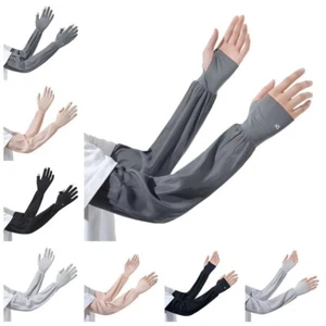 Cooling Arm Sleeves Cover Sun Protection Fishing Cycling Sleeves Outdoor - Afbeelding 1 van 14