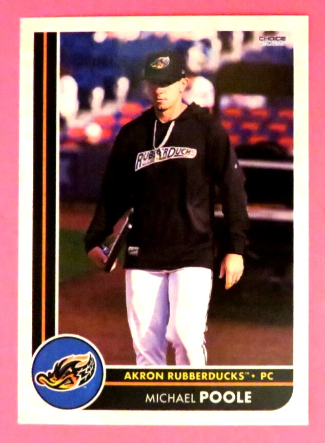 Elección 2025, Akron RubberDucks, entrenador de lanzamiento - Michael Poole Foto 1 de 1