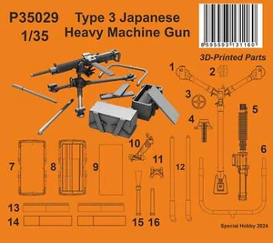 CMK/Czech Master Kits P35029 1:35 Type 3 Japanese Heavy Machine Gun - Picture 1 of 1