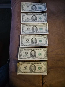 fancy serial number 100 dollar bill - Picture 1 of 5